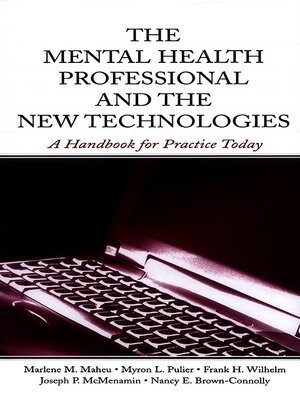 cover image of The Mental Health Professional and the New Technologies